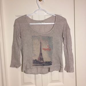 Abercrombie kids cropped sweater